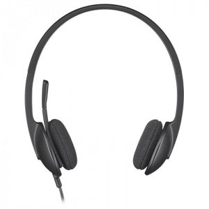 هدست دو گوش لاجیتک logitech H340