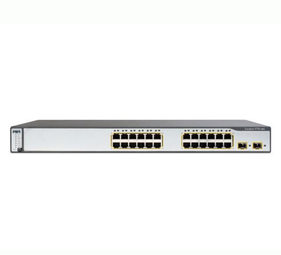 سوئیچ شبکه سیسکو 24 پورت WS-C3750-24TS-S