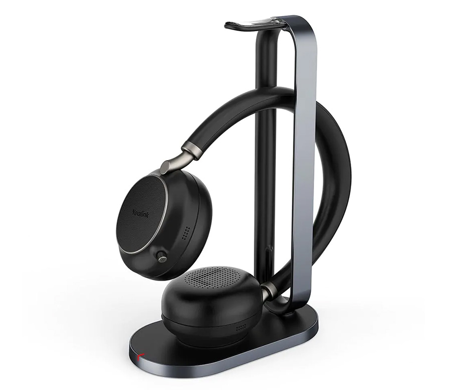 هدست بلوتوث بی‌سیم یالینک Yealink BH76 Plus with Wireless Charging Stand