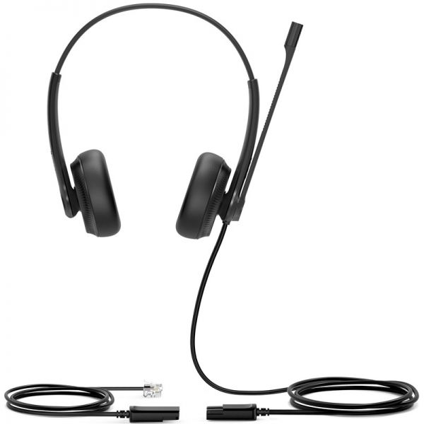 هدست دوگوش سیمی یالینک Yealink YHS34 Dual RJ9 Professional Headset